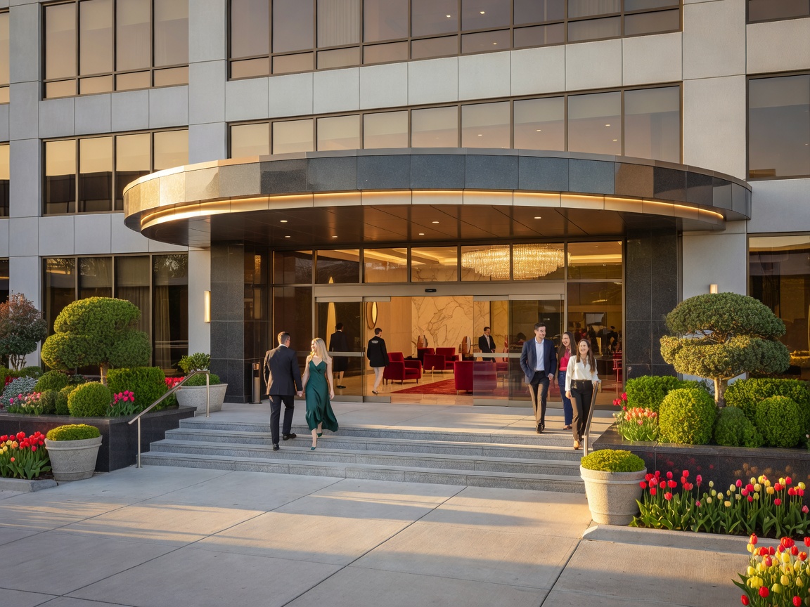The welcoming entryway of the Casino New Brunswick complex in Moncton.