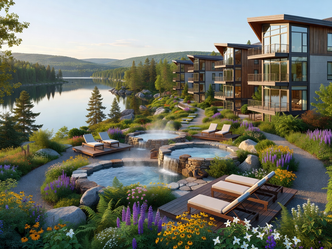 Scenic wilderness perspective depicting Casino Rama Resort's newly renovated suite facilities and spa landscape.