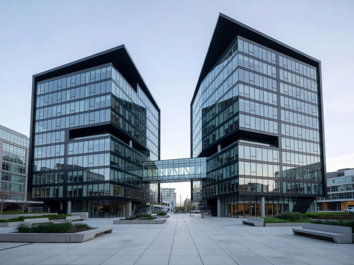 A visual representation of the sleek, modern architecture of Parq Vancouver in the cultural district.
