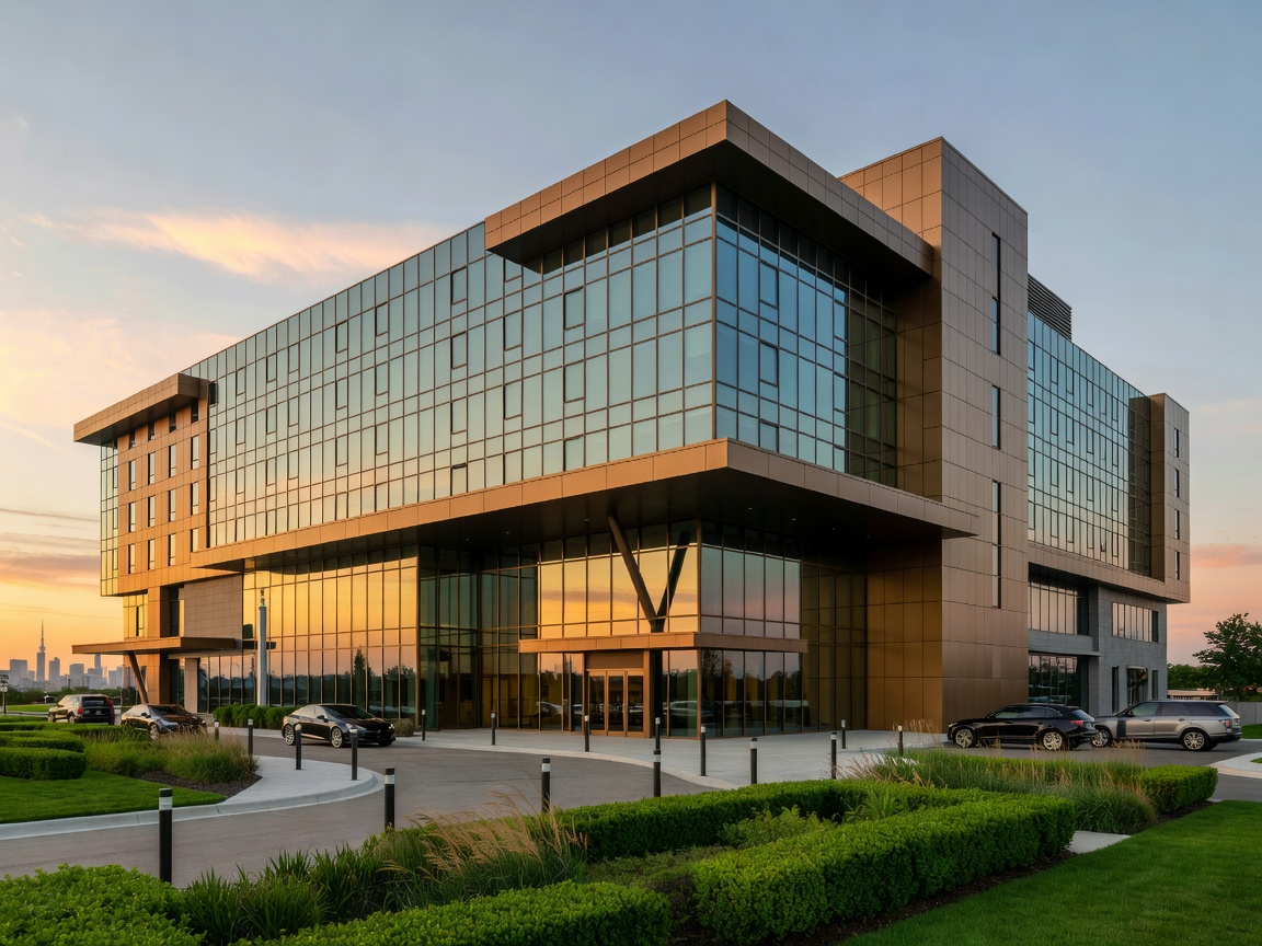 Modern hotel exterior representation of the Pickering Casino Resort in the Greater Toronto Area.